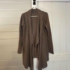 Barefoot dreams Women's purple Open Front Cardigan